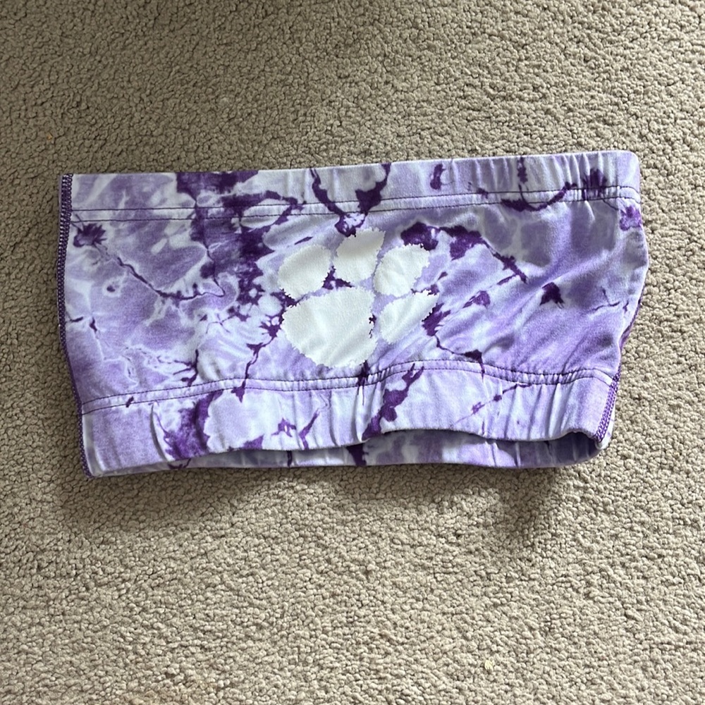 Clemson game day bra/top